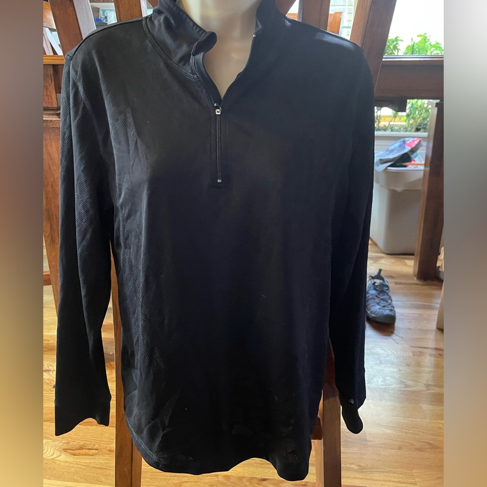 Xersion L 3/4 zip black jacket